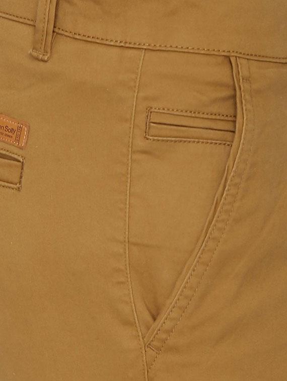 brown solid bermuda - 16112396 - Zoom Image - 4