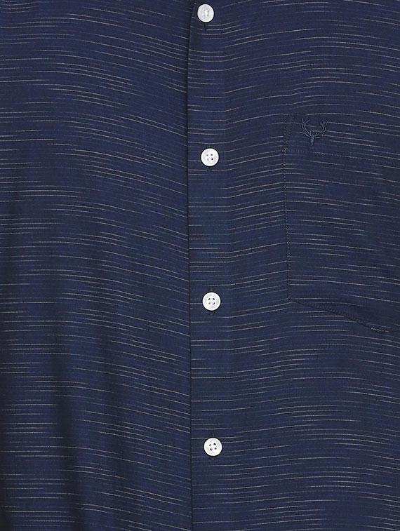 blue printed casual shirt - 16113629 - Zoom Image - 4