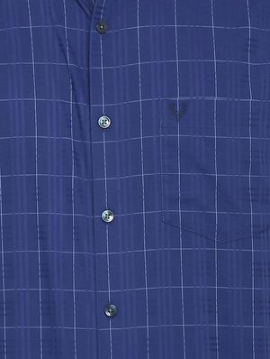 blue checkered casual shirt - 16113639 - Standard Image - 4