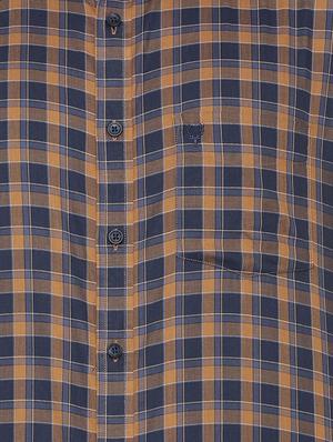 blue checkered casual shirt - 16113665 - Standard Image - 4