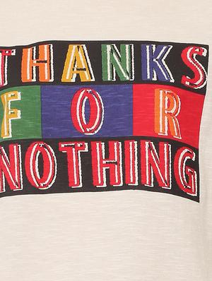 quirky text short sleeved tee - 16114633 - Standard Image - 4