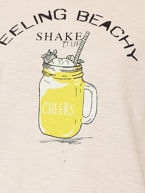 quirky print short sleeved tee - 16114635 - Standard Image - 4