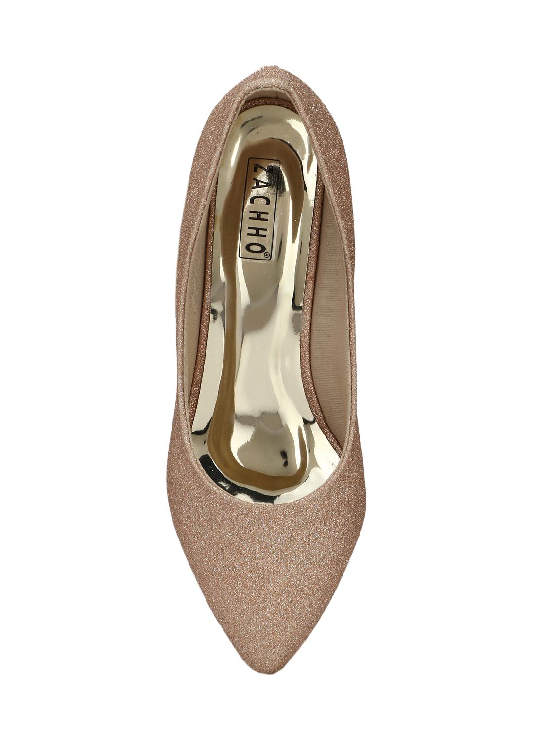 gold slip on pumps - 16119702 - Zoom Image - 4