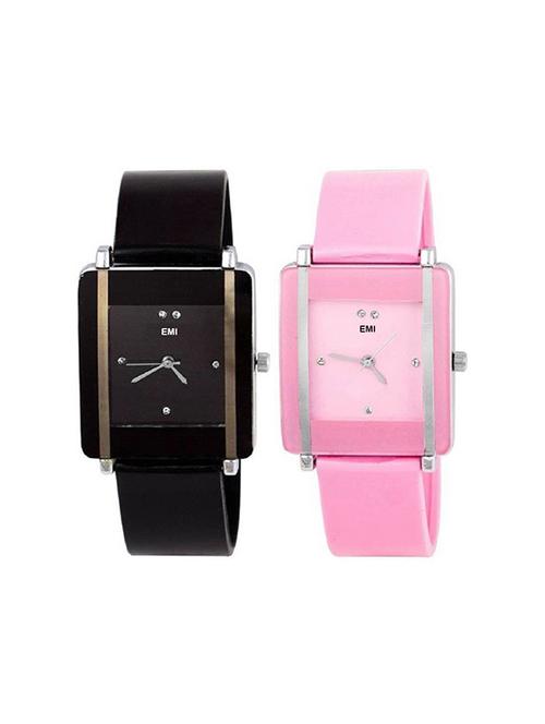 set of 2 analog watch combo - 16120054 - Very Small Image - 1