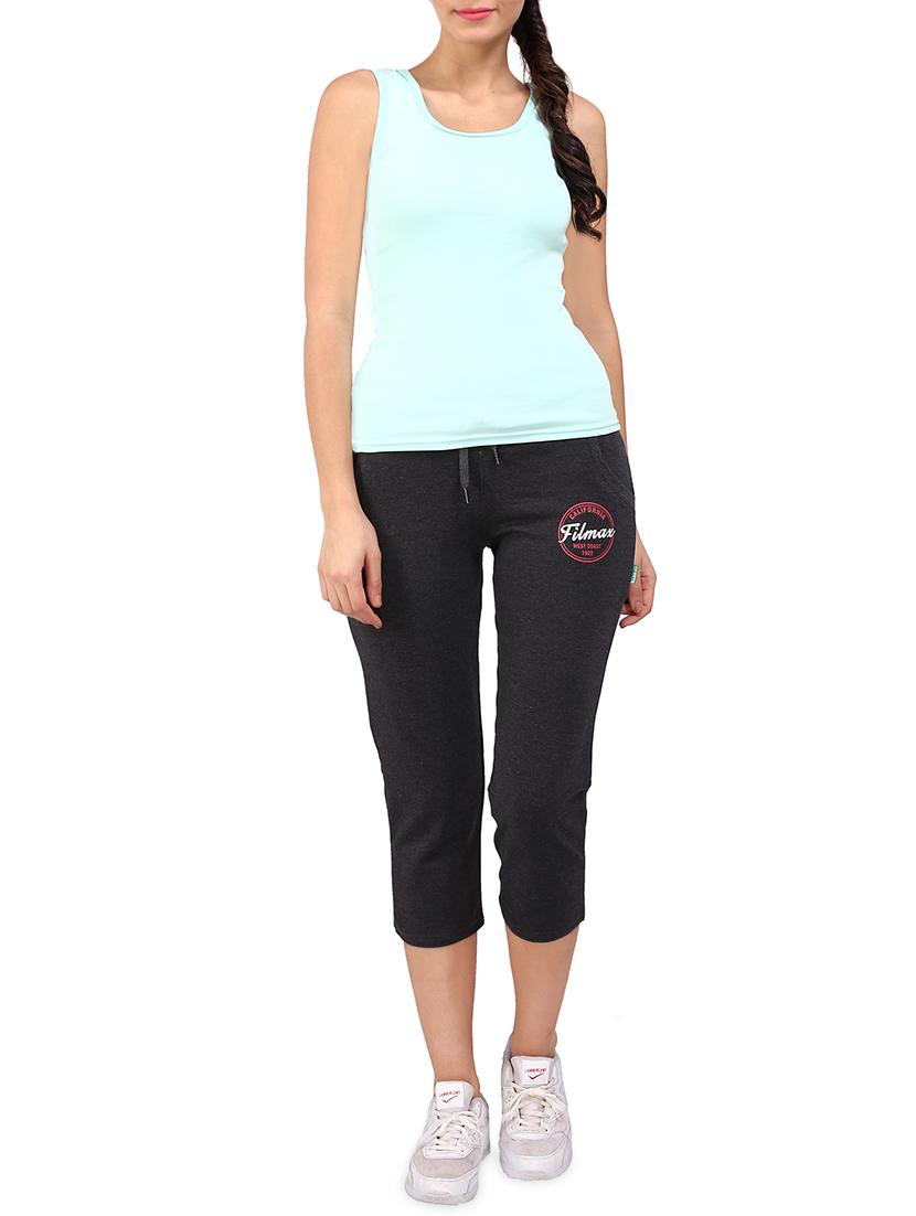 graphic print drawstring sports capri - 16120266 - Zoom Image - 4