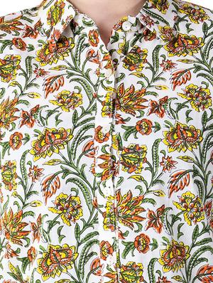 floral shirt tunic - 16120935 - Standard Image - 4