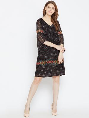 ditsy floral a-line dress - 16121161 - Standard Image - 4