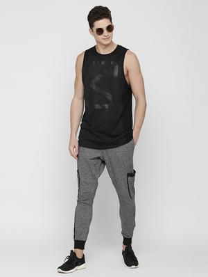grey cotton joggers - 16129010 - Standard Image - 4
