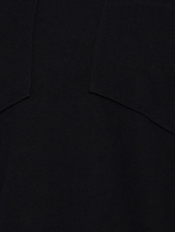 black solid hooded tshirt - 16129116 - Zoom Image - 4