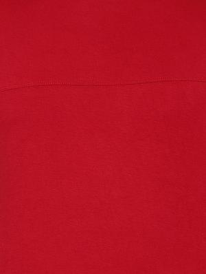 red viscose t-shirt - 16129129 - Standard Image - 4
