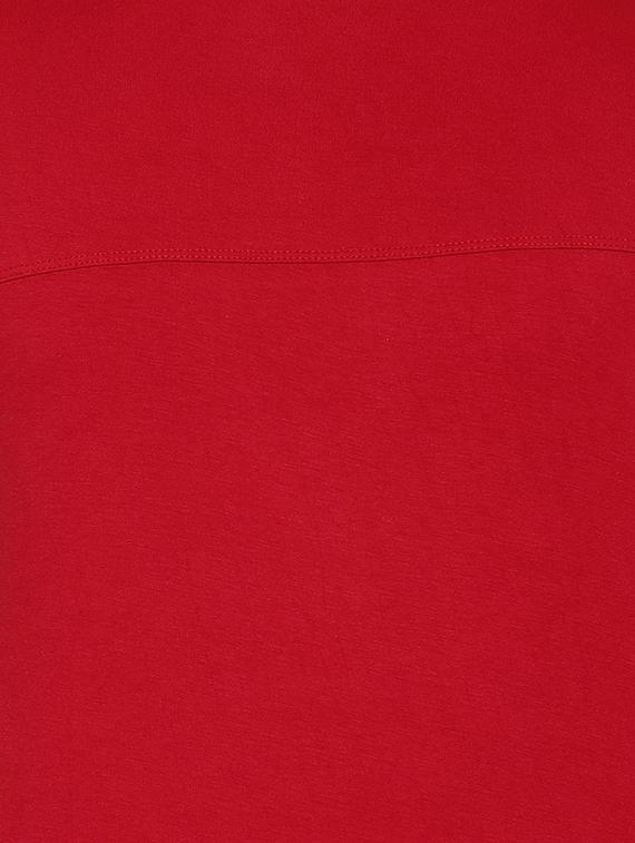 red viscose t-shirt - 16129129 - Zoom Image - 4