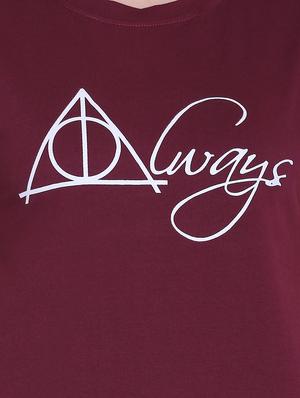 turn up sleeved graphic print tee - 16129714 - Standard Image - 4