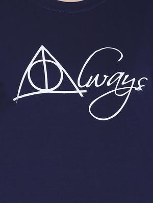 turn up sleeved graphic print tee - 16129715 - Standard Image - 4