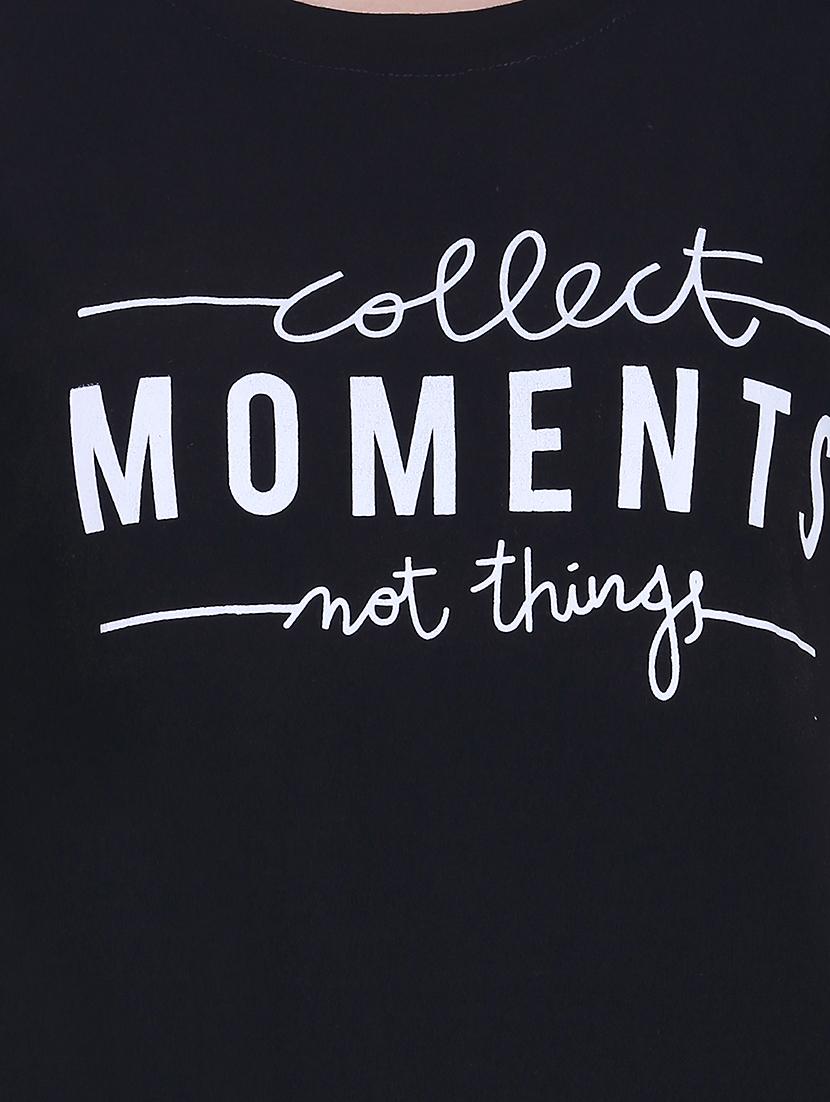 turn up sleeved graphic print tee - 16129743 - Zoom Image - 4