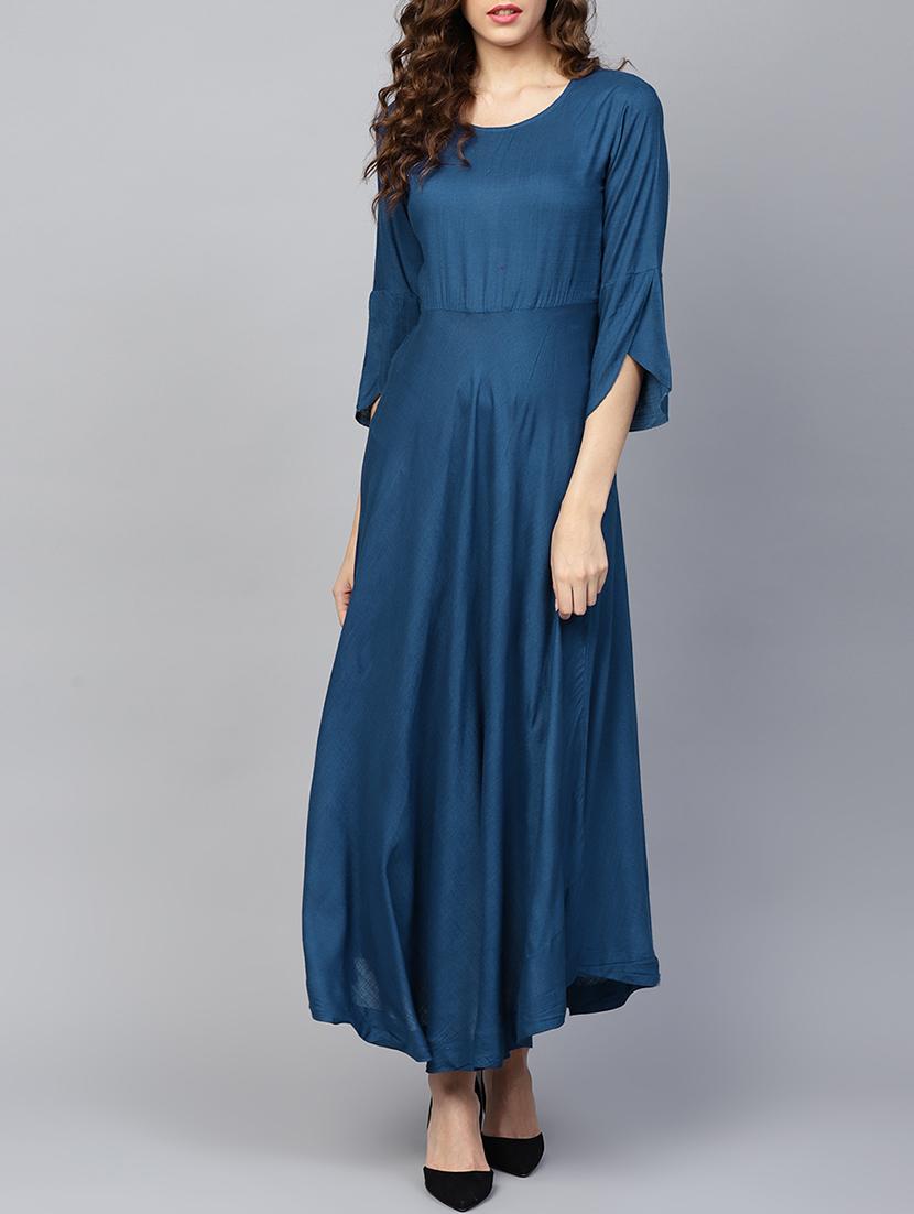 Embroidered jacket flared kurta - 16130291 - Zoom Image - 4