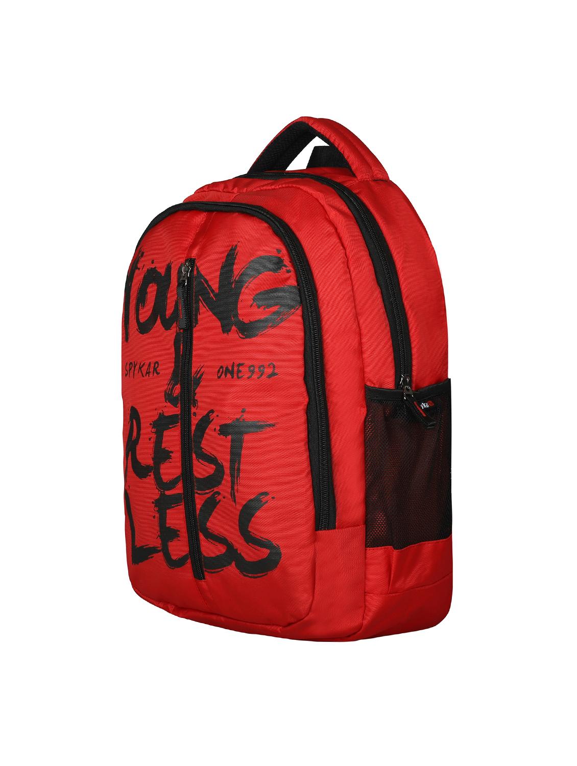 red polyester backpack - 16130894 - Zoom Image - 4