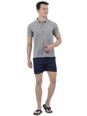 dark blue printed boxer - 16133866 - Standard Image - 4