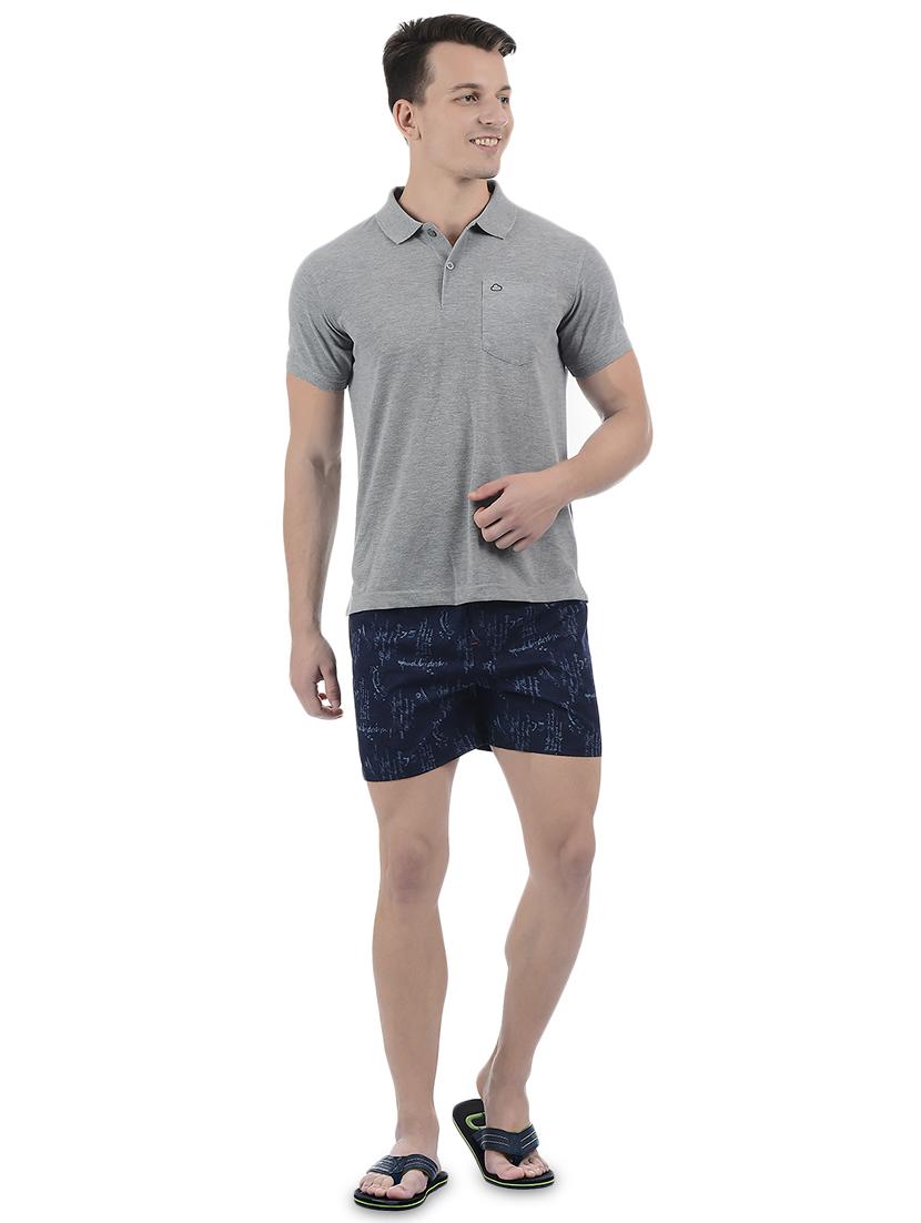 dark blue printed boxer - 16133866 - Zoom Image - 4