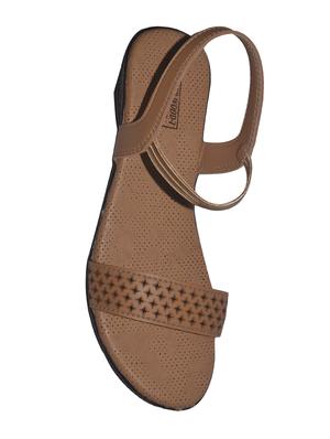 brown back strap wedges - 16134172 - Standard Image - 4