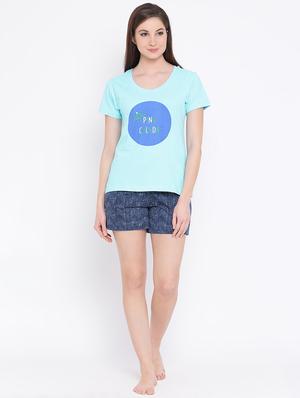 graphic print nightwear set - 16134330 - Standard Image - 4