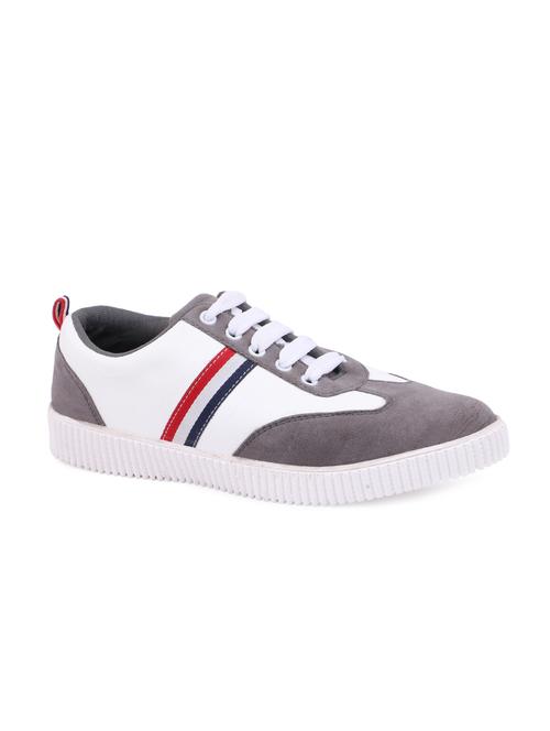 grey suede lace up sneakers - 16134934 - Standard Image - 1