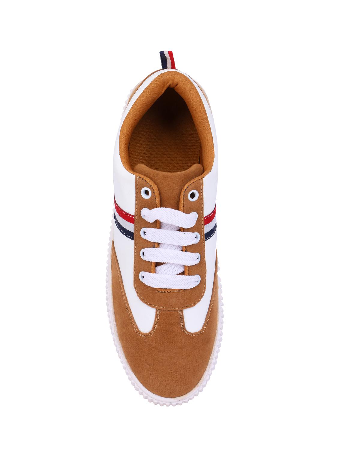 brown suede lace up sneakers - 16134935 - Zoom Image - 4