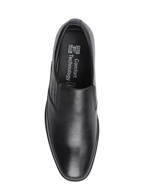 black leather slipons - 16135068 - Standard Image - 4