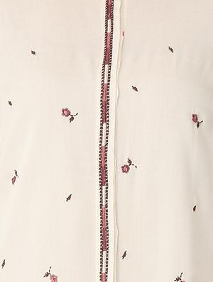 concealed placket ditsy floral shirt - 16138283 - Standard Image - 4