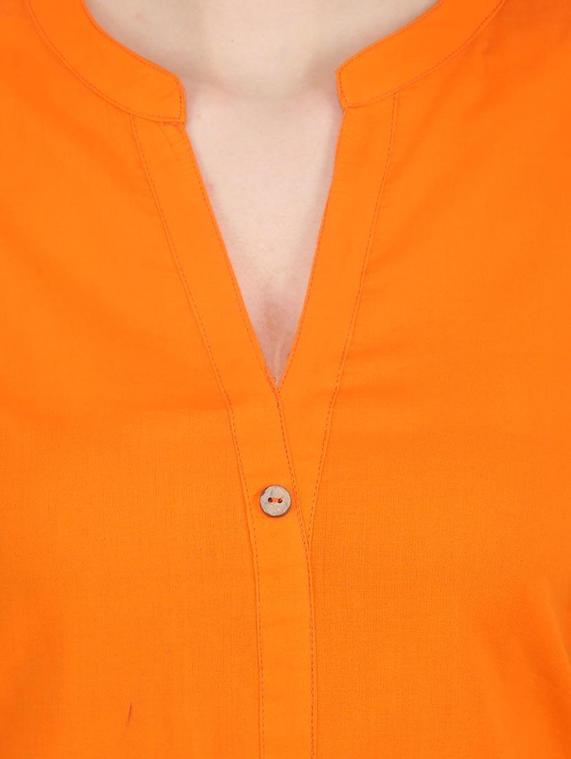 Solid straight kurta - 16138623 - Zoom Image - 4