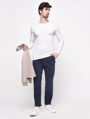 white solid t-shirt - 16138649 - Standard Image - 4
