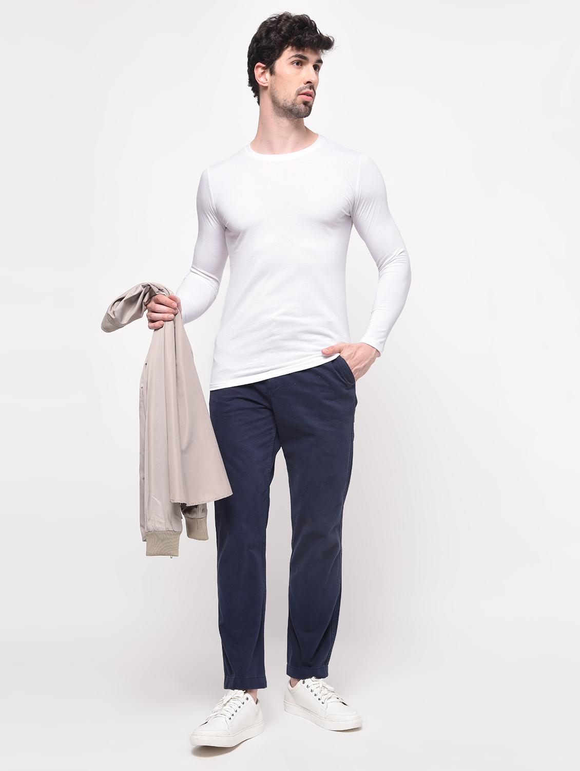 white solid t-shirt - 16138649 - Zoom Image - 4