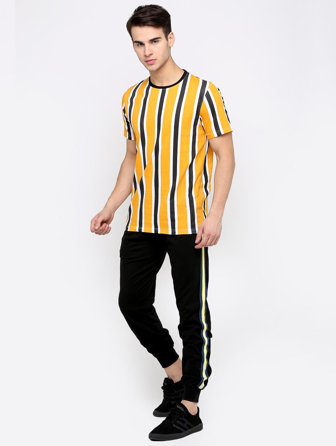 yellow striped t-shirt - 16139249 - Zoom Image - 4