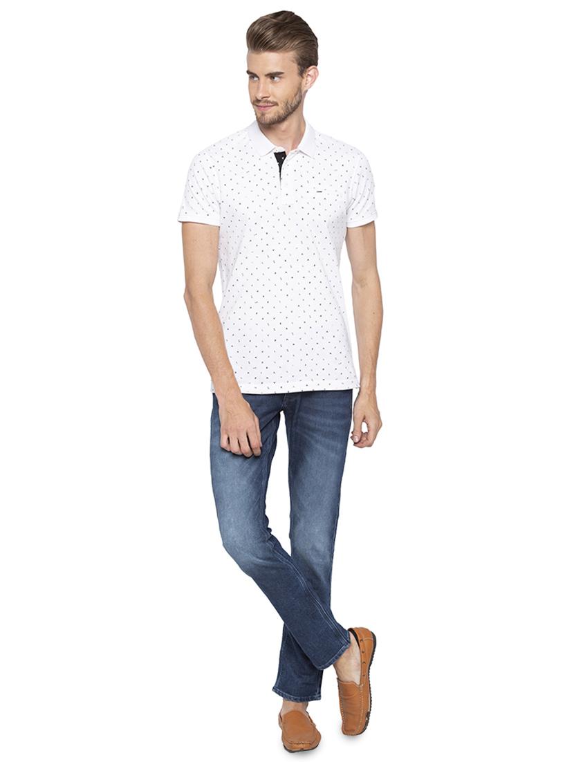 blue heavy washed jeans - 16140309 - Zoom Image - 4