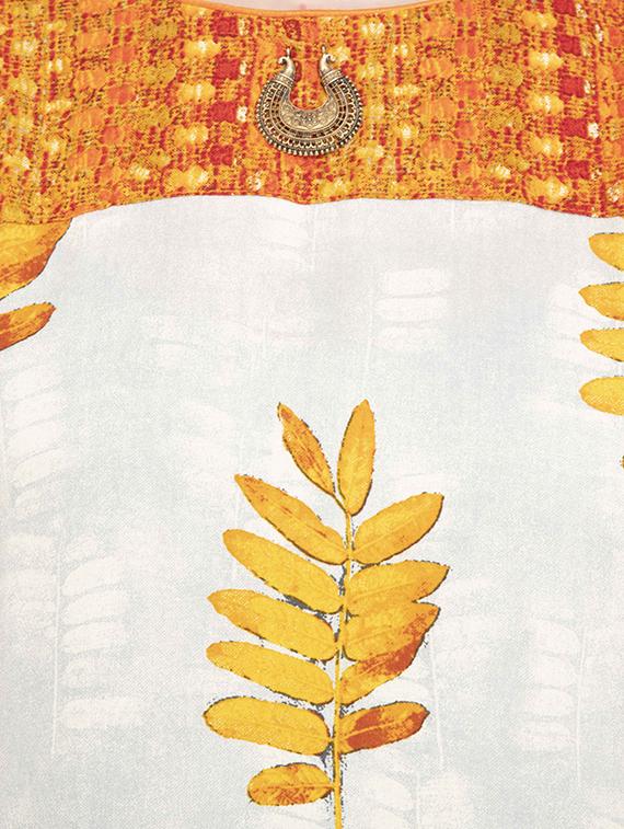 Printed straight kurta - 16140600 - Zoom Image - 4