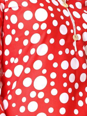 Polka dots straight kurta - 16140902 - Standard Image - 4