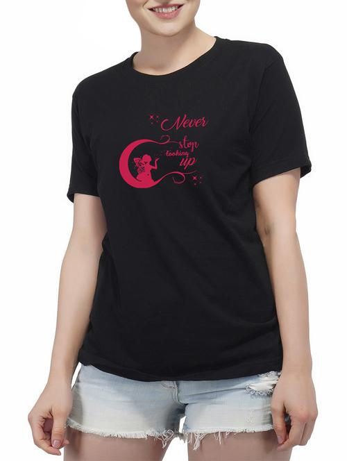 crew neck graphic print tee - 16142829 - Standard Image - 1