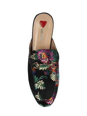 black slip on mules - 16157720 - Standard Image - 4