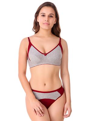 set of 2 color block bra and panty set - 16157997 - Standard Image - 4
