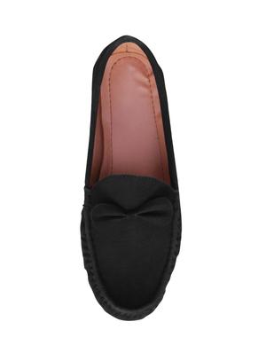 black suede slip on loafers - 16158011 - Standard Image - 4