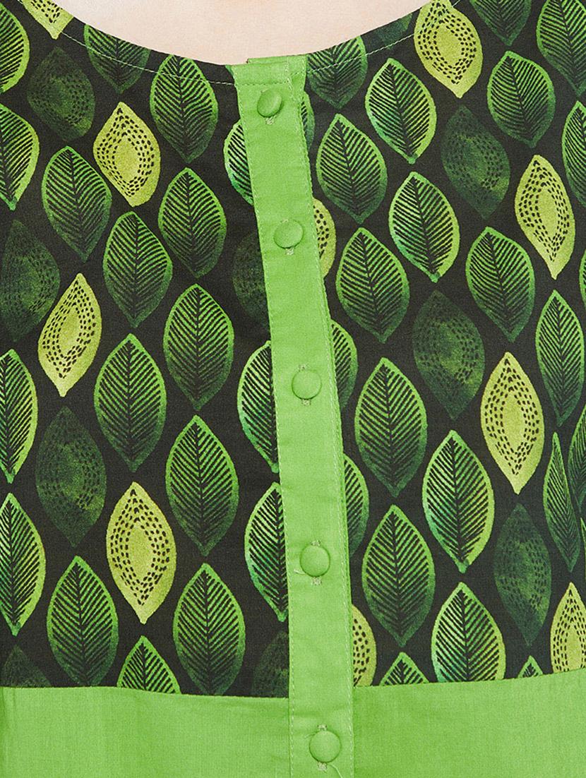 Printed a-line kurta - 16159372 - Zoom Image - 4