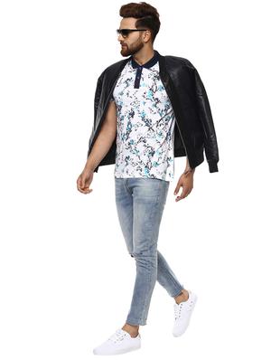 white front print t-shirt - 16165718 - Standard Image - 4