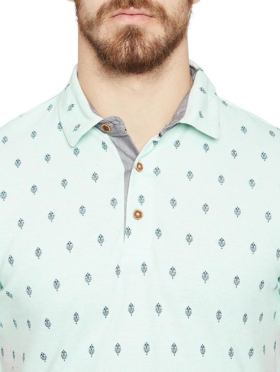 green cotton tshirt - 16165726 - Zoom Image - 4
