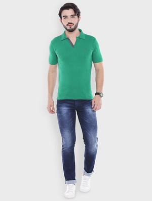 green solid tshirt - 16166220 - Standard Image - 4