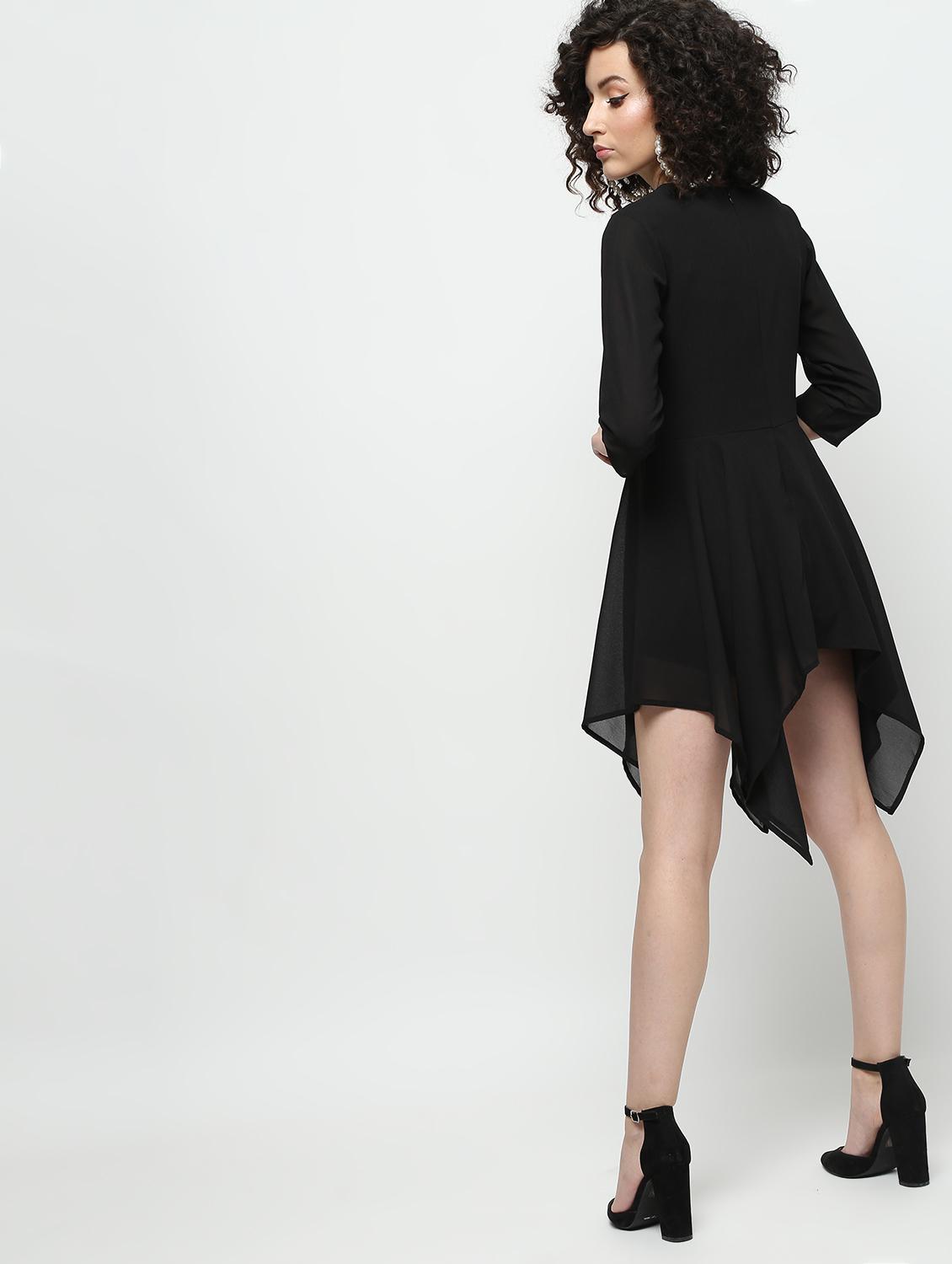 round neck asymmetric dress - 16168504 - Zoom Image - 4