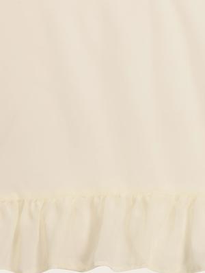Solid ruffled saree with blouse - 16169311 - Standard Image - 4