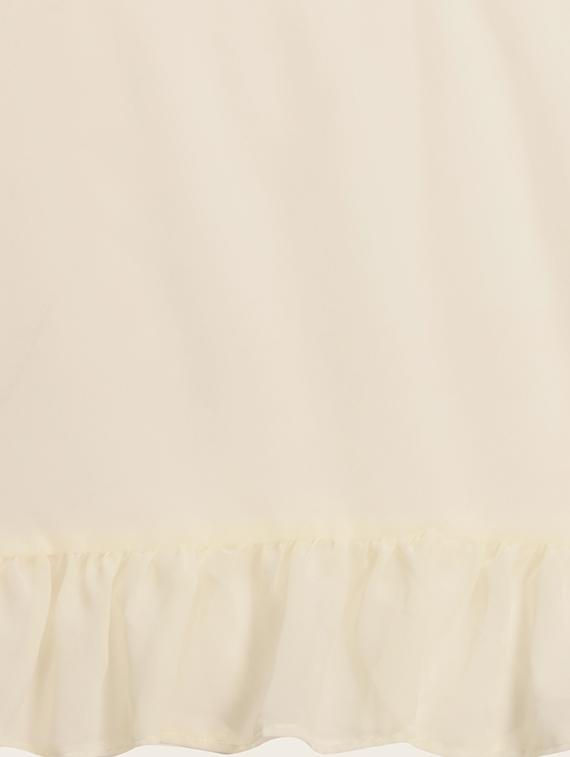 Solid ruffled saree with blouse - 16169311 - Zoom Image - 4