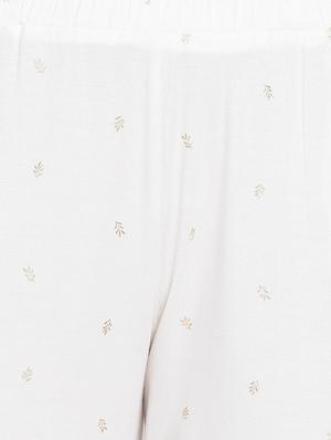 pocket detail mid rise pajama - 16170029 - Standard Image - 4