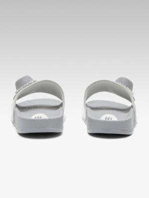 grey slip on flip flops - 16170232 - Standard Image - 4