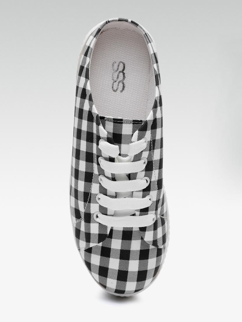 black slip on casual shoes - 16170252 - Zoom Image - 4