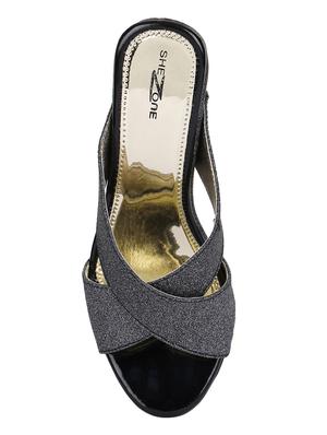 black platforms wedges - 16171060 - Standard Image - 4